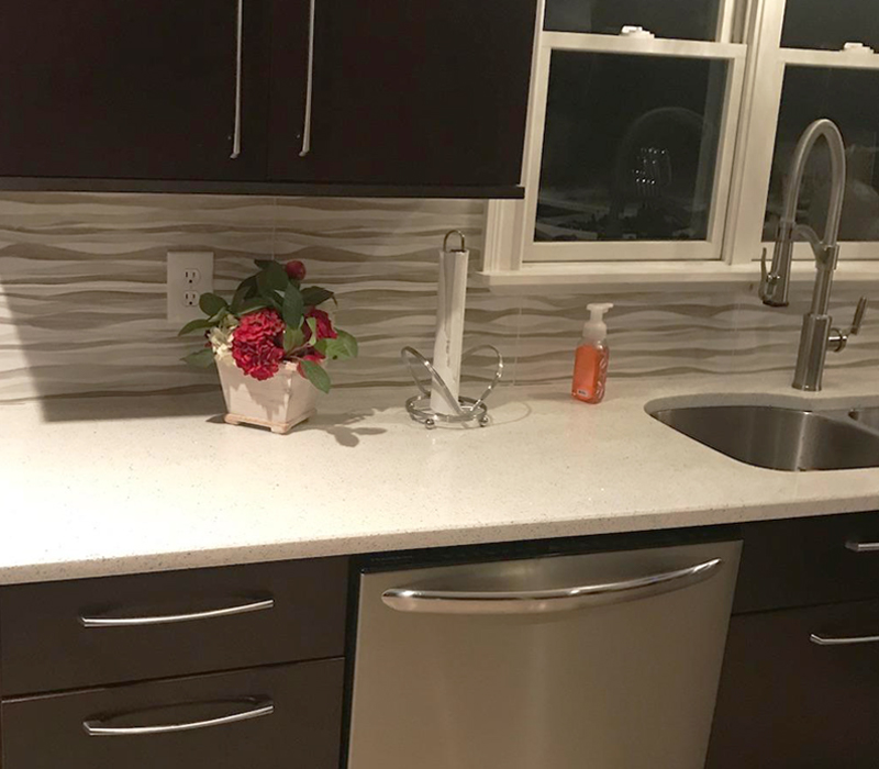 Remodeled kitchen in Suffolk County, NY