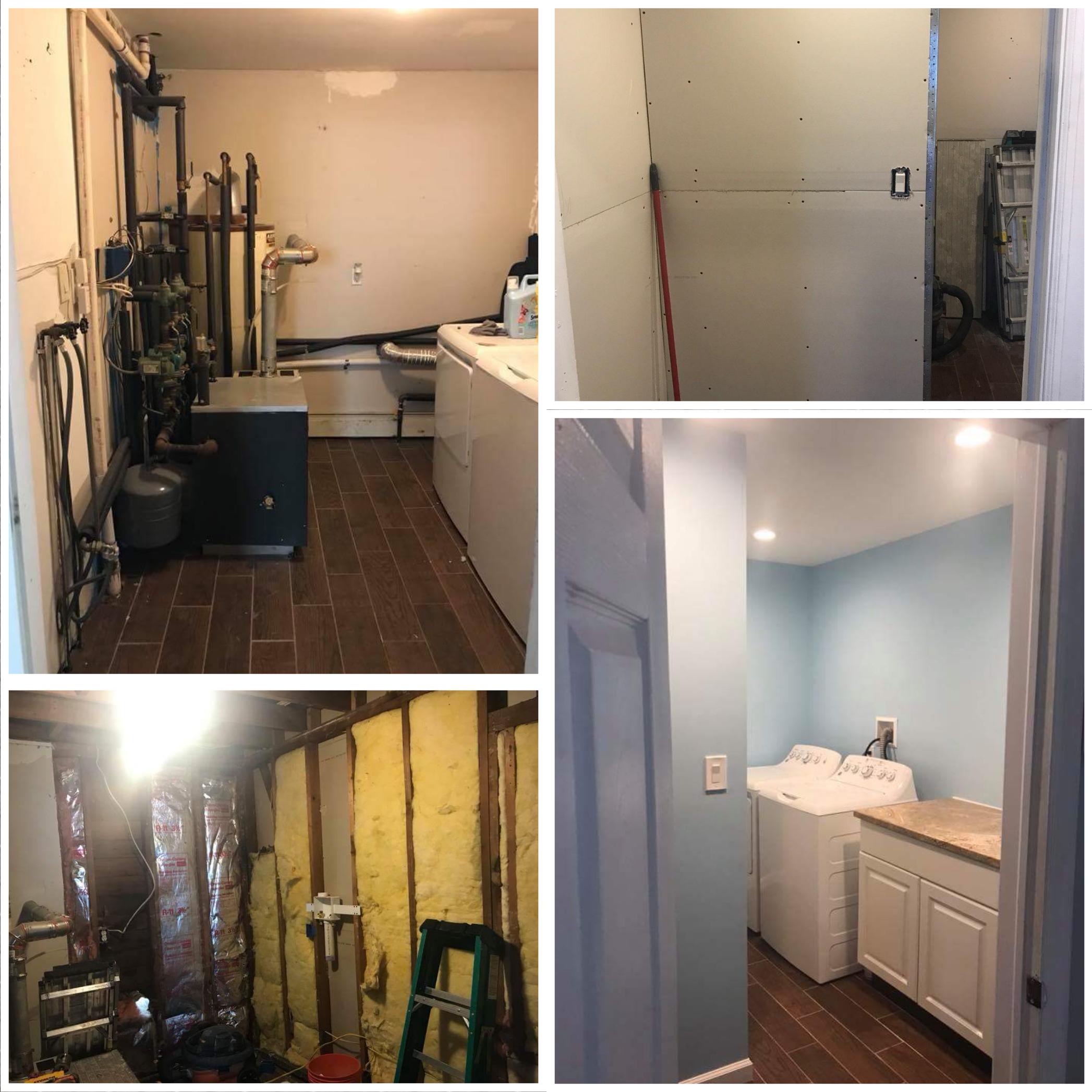 Remodeled laundry room in Suffolk County, NY