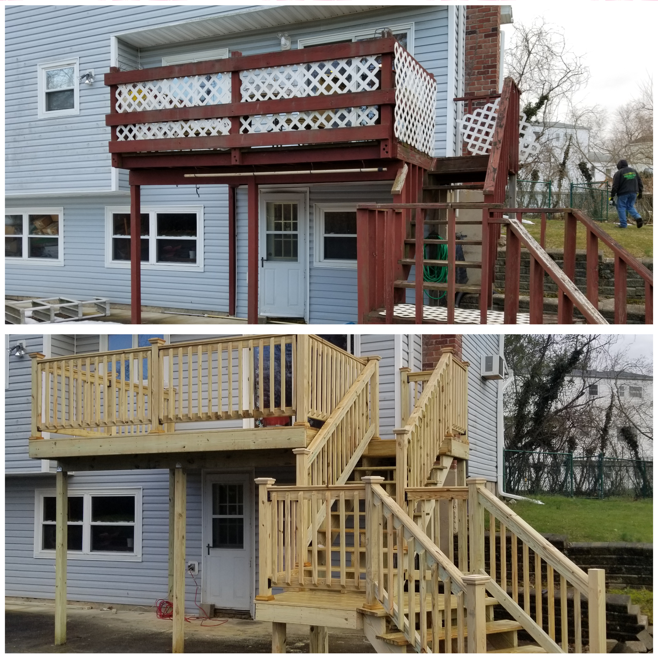 New deck in Islip, NY