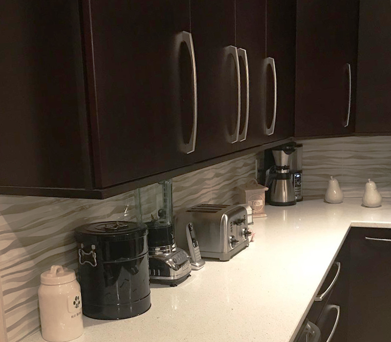 Renovated kitchen in Suffolk County, NY