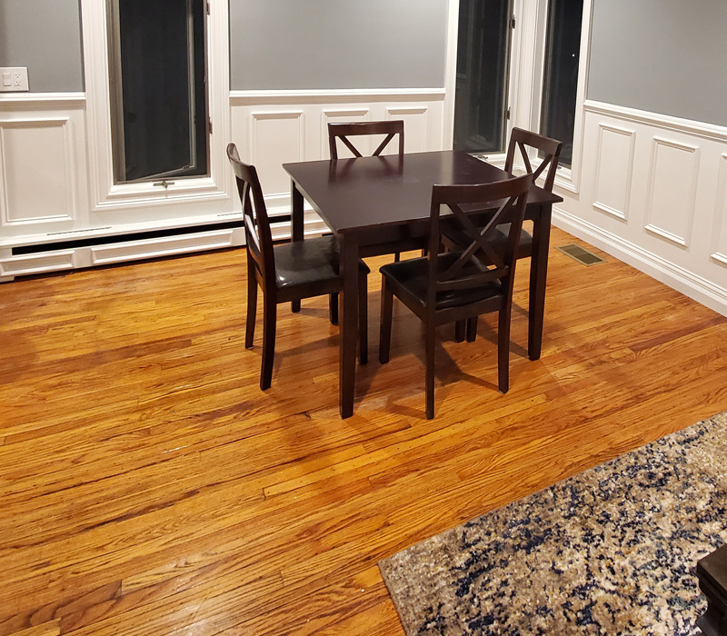 Room with new flooring in Islip, NY