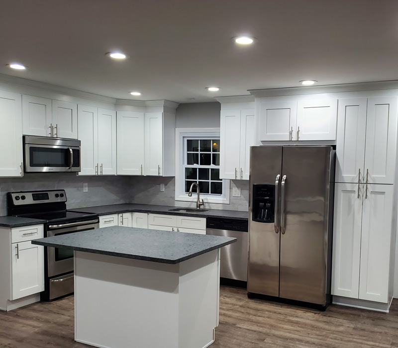 Renovated kitchen in Suffolk County, NY