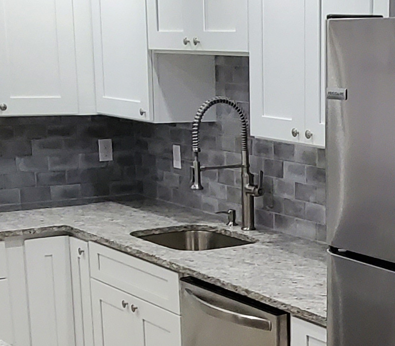 Renovated kitchen in Suffolk County, NY