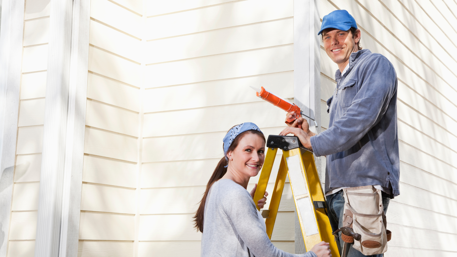 Couple Doing Seasonal Maintenance