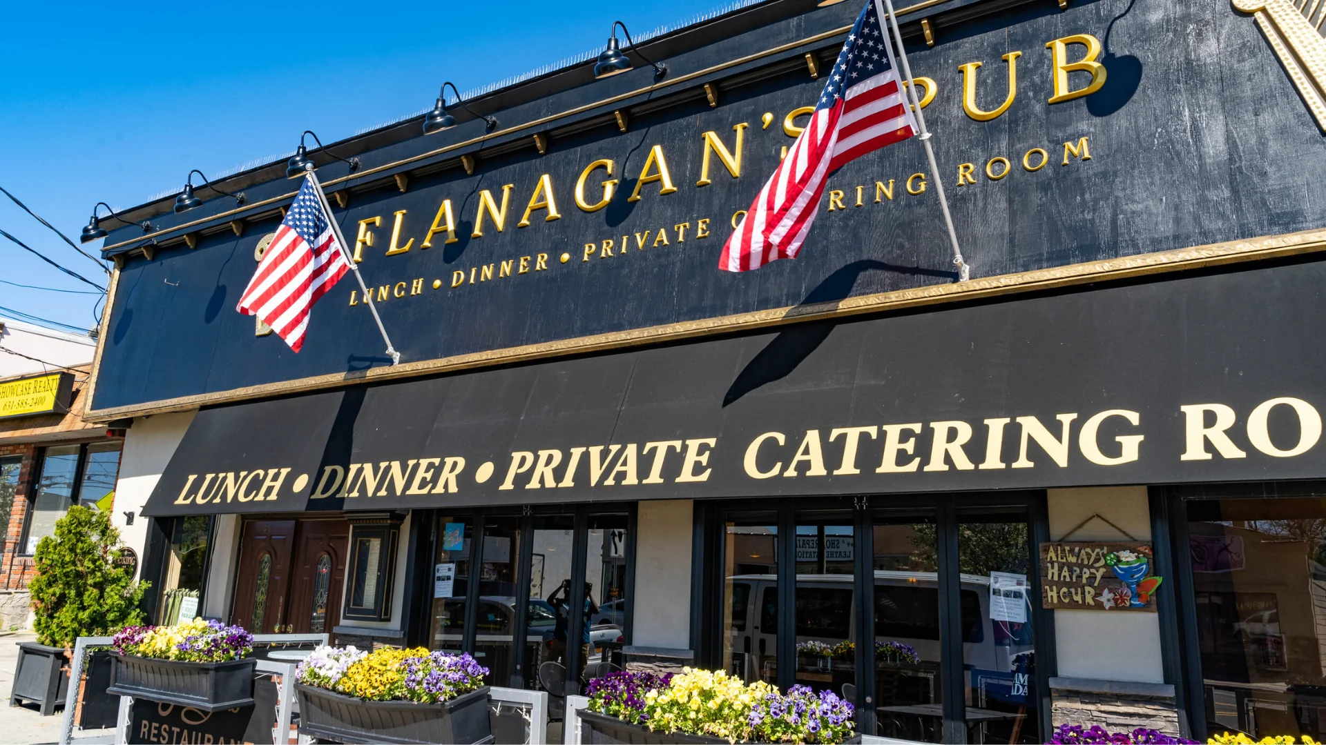 Flanagans outside